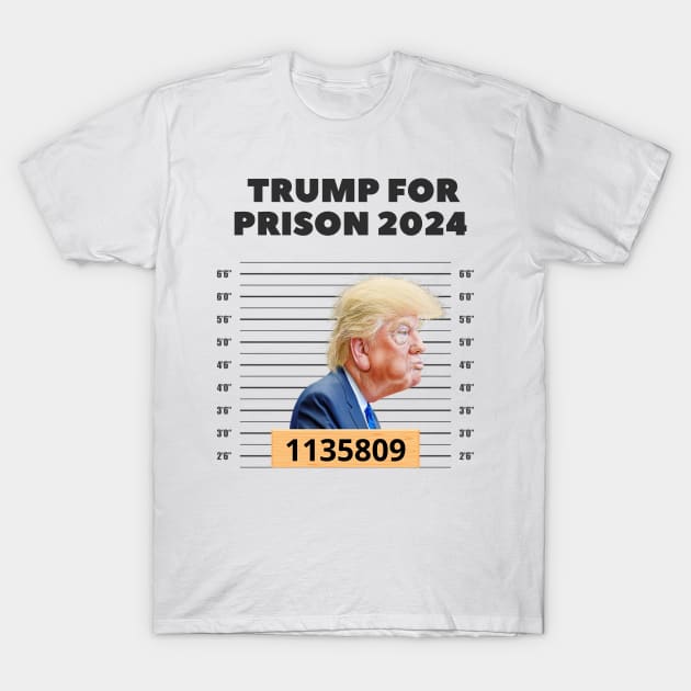 donald trump Mugshot 2024 never surrender T-Shirt by Zoubir